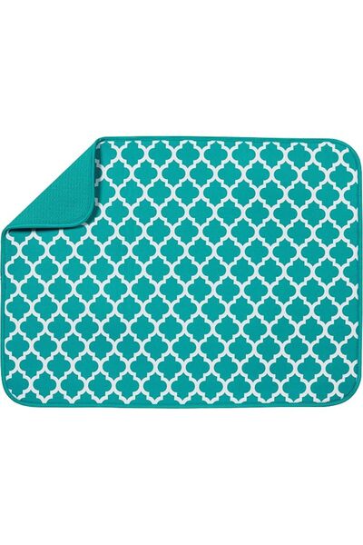 S&T INC. S&T Microfiber Dish Drying Mat Super Absorbent Reusable Double-Sided