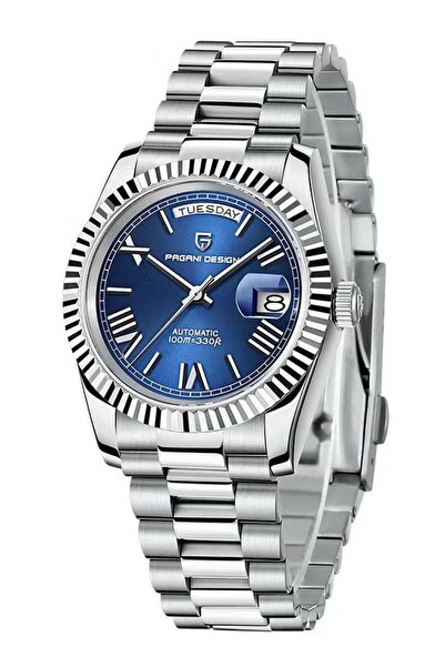 Pagani design Men's Mechanical Automatic Watches 36MM Metal Frame Dark Blue D...