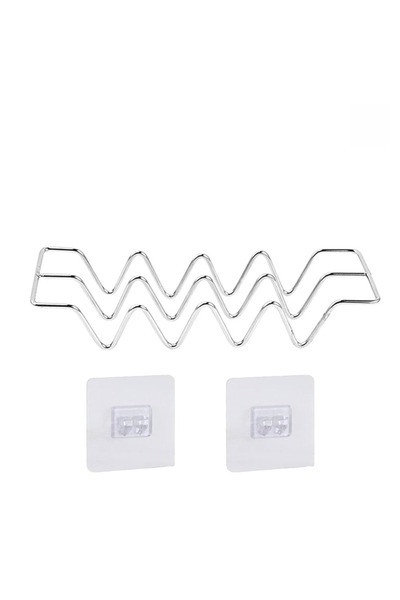 Choice 1PC With Stickers Stainless Steel Minimalist Creative Soap Dish Rack D...