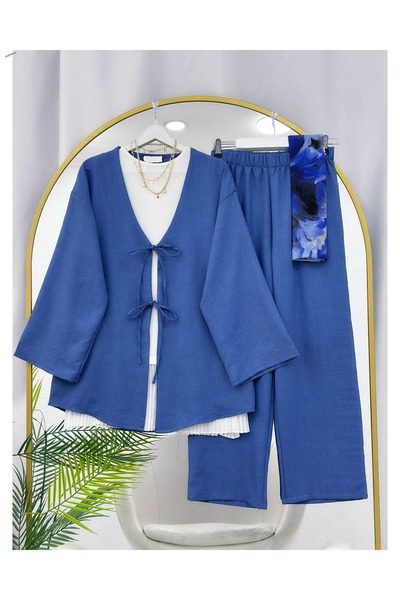 YEDİLALE KIMONO RUKAVICA I PANTALONE SA VEZANJEM, DVOSTRUKI SET [slobodan kro...