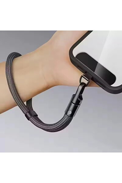 Choice Black-A Universal Adjustable Mobile Phone Lanyard Short Wrist Strap wi...