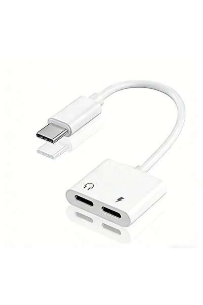 Choice type c-type c 2-in-1 Audio Adapter USB C to 3 5 mm Jack Type-C Chargin...
