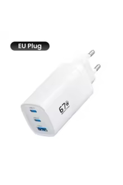 Choice EU Plug 67W GaN Charger USB Type C Fast Charging Quick Charge 3.0 PD3....