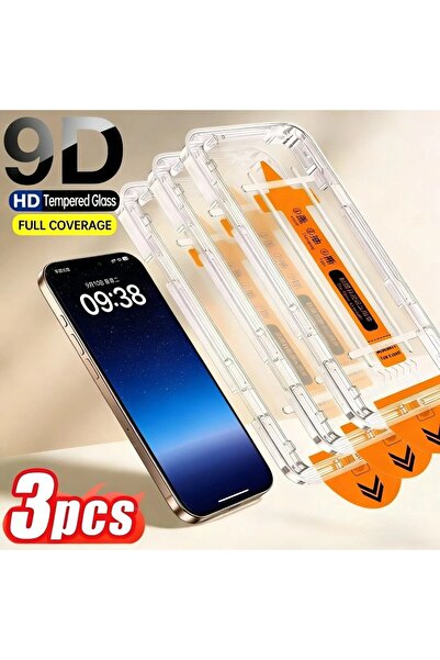 Choice28 iPhone17e 3 Pieces High Definition 3Pcs Ultra Clear Tempered Glass f...