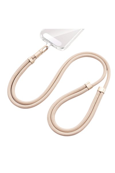 Choice1 Beige Universal Phone Lanyard with Clip Upgraded Anti-Drop 360° Rotat...