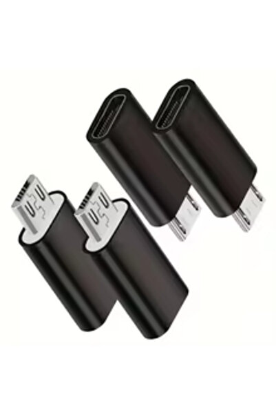 Choice3 black4pieces Mini Type C To Micro USB Android Charging Adapter Conver...