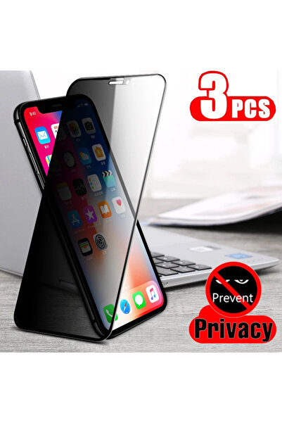 Choice21 iPhone 15 Anti Peeping 3PCS black 3PCS Black Privacy Glass For iPhon...