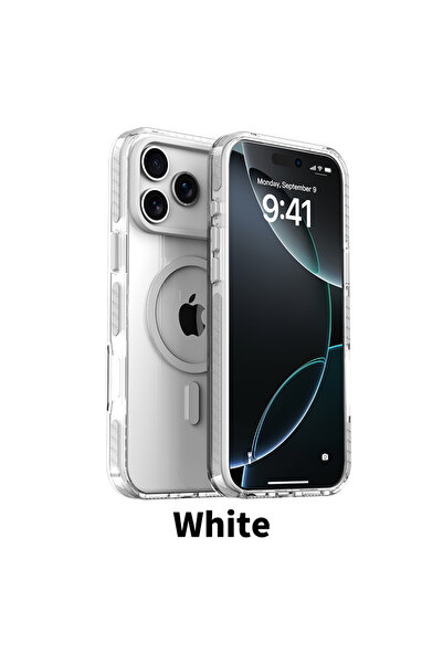 Choice91 iPhone17 White Luxury PE Striped Border HD Phone Case for iPhone 17 ...