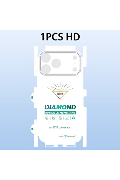 Choice5 For iPhone 17Pro Max 1Pcs HD 2PCS HD Matte 17 Pro Transparent Soft Hy...
