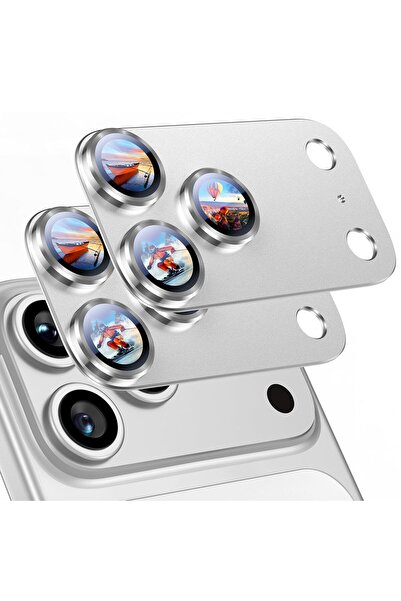 Choice5 iPhone17 Pro Max 2Pcs Silver 1-2Pcs Camera Lens Protector For iPhone ...