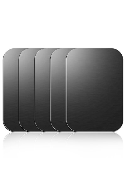 Choice5 Square Black 5PCS Metal Plate Disk for Magnetic Car Phone Holder Thin...