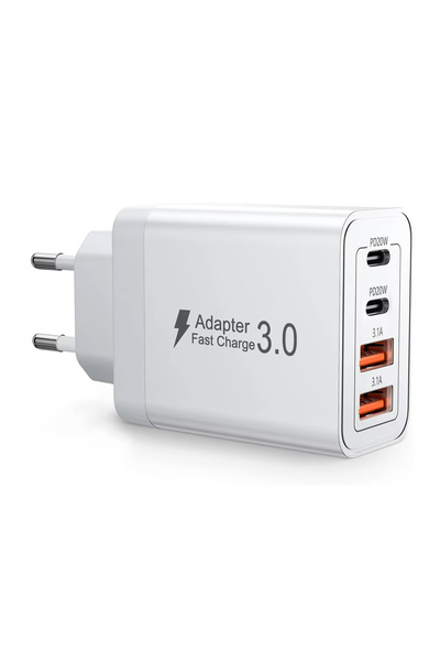 Choice EU Plug EU/UK/US/AU Wall Plug Multi-Port USB-C/USB-A Mobile Phone Char...