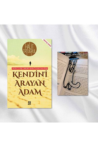 Nesil Yayınları KENDİNİ ARAYAN ADAM / SALLANAN KEDİ FİGÜRLÜ KİTAP AYRACI HEDİYE