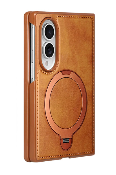 bbtech Samsung Galaxy Z Fold 8 ile Uyumlu MagSafe Standlı 360° Dönebilen Darbe ve Kamera Korumalı Premium Kılıf