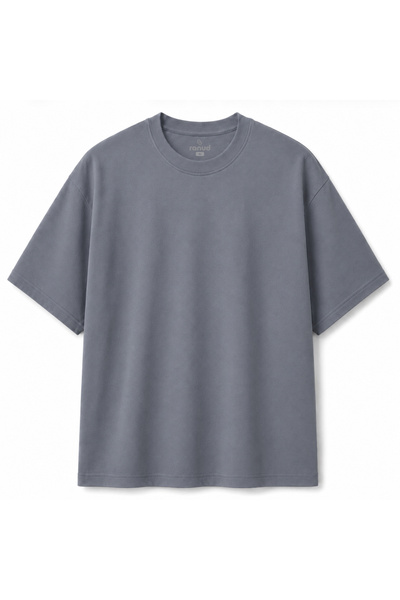 Erkek Oversize Basic T-Shirt,%100 Pamuk Premium Tişört | Oversize fit premium basic t-shirt OEKO-TEX Sertifikalı Kumaş %100 PAMUK