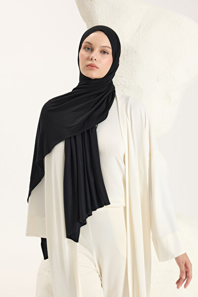 Qef Bambu Penye Şal Siyah