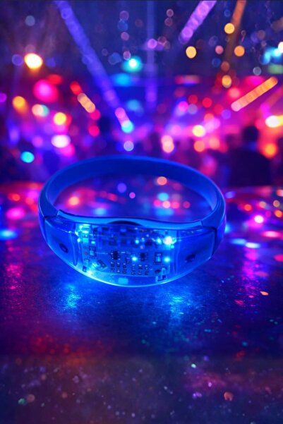ReilaParty Müziğe Duyarlı Işıklı LED Bileklik – Ses ve Ritme Göre Yanıp Sönen...