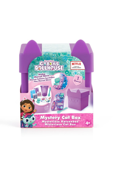 bebekokusu Gabby's Dollhouse Gizemli Mor Kutu Slime Seti
