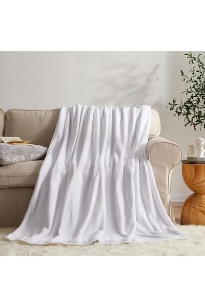 KMUSET Fall Throw Blanket Orange Fleece Throw 50 X 60 inches - Super Soft Coz...