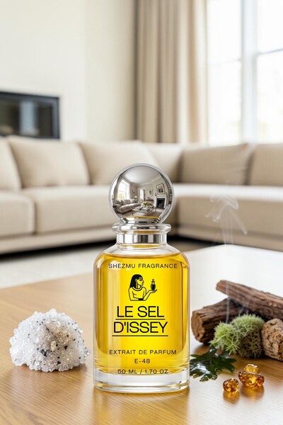 Shezmu Fragrance Le Sel d'Issey Erkek Extrait de Parfum – Deniz Tuzlu, Minera...