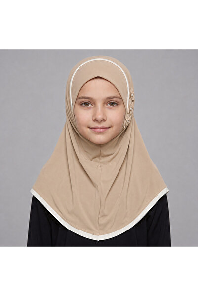 Linda Hijab Hijab with Floral Embellishment, Elegant Modest Headscarf for Gir...