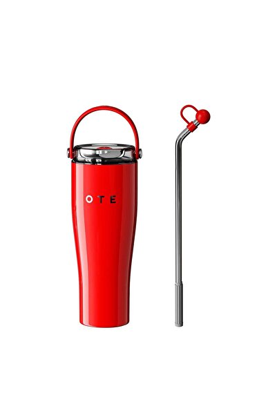 OTE sa OTE 30 Oz Water Bottle with Flip Straw & Handle, 316 Stainless Steel T...