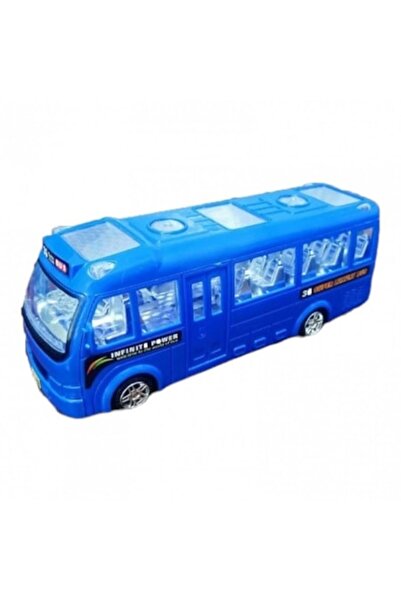 OEM Toy bus with sounds and lights, 26.5 cm, blue