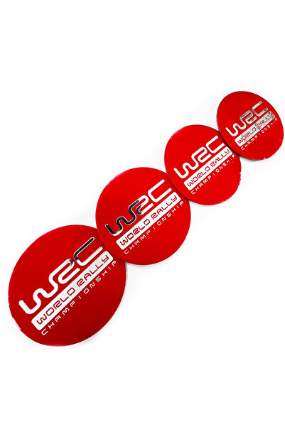 KOTO Wheel Logo Wheel Hub Emblem Sticker Emblem W2C World Rally 4 Pieces 67mm