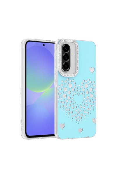 noktaks غطاء حماية متوافق مع هاتف Galaxy A37 من نوع Drop Stone Rivas - أزرق -...