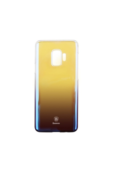 Baseus Glaze Δίχρωμη Σκληρή Ημιδιαφανής Θήκη PC Μαύρη (Samsung Galaxy S9)