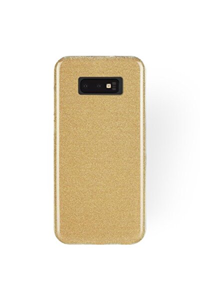 Forcell Σκληρή Θήκη με Γκλίτερ και Χρυσή Λάμψη (Samsung Galaxy S10e)