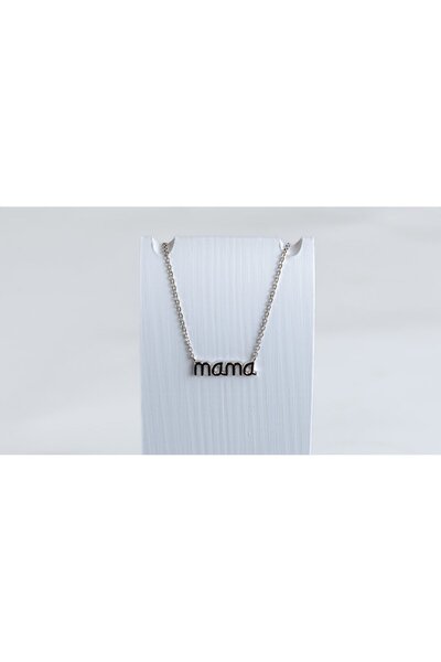 OEM Ασημένιο Κολιέ ''Mama'' Silver925