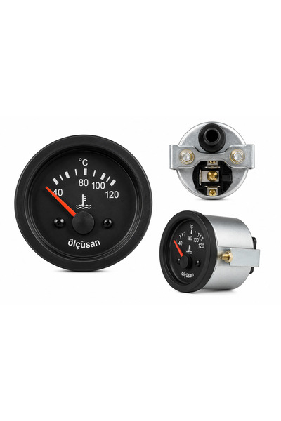 ÖLÇÜSAN 113368 Isı (Hararet) Göstergesi 12V 52 mm 40–120°C – BMC Fatih S