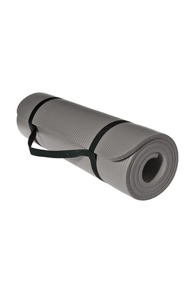 Generic Grey Camping & Exercise Mat with Carry Strap | Lightweight Roll-Up Fo...
