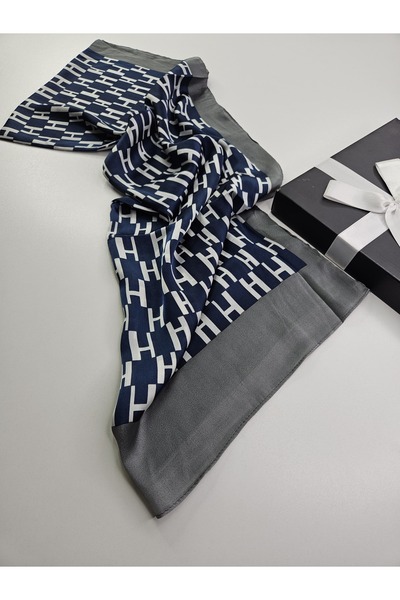 tomrisboutique Luxury Voile Silk Double-Sided Shawl Hijab Foulard Scarf Shawl...