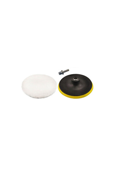 OEM Pad Abraziv din Blana pentru Polishare Auto, cu Suport si Adaptor, Diamet...
