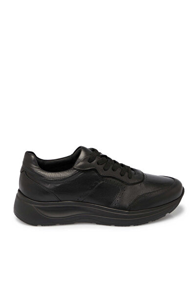 Tergan Siyah Hakiki Deri Erkek Sneaker - E25S1AY57380-A23