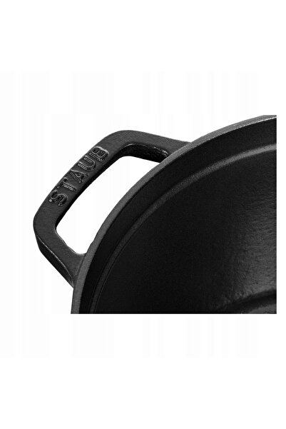 STAUB LA COCOTTE Oală rotundă înaltă din fontă 4.8 litri, Negru