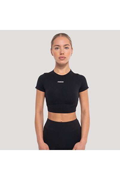 GymBeam Crop top fluid de damă, negru, L