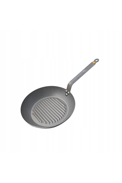 De Buyer Tigaie grill franceză cu conținut ridicat de carbon, minerală B-WAX,...
