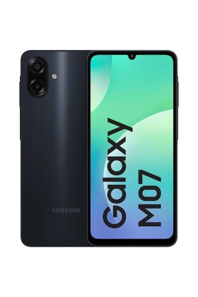 Samsung Galaxy M07 Mobile Phone, 4GB RAM, 64GB, Black