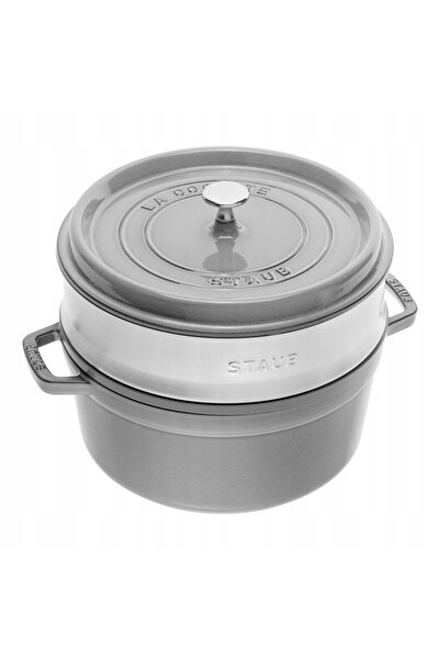 STAUB Oală din fontă rotundă La Cocotte Garnek cu recipient interior de 5.2 l...