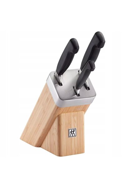 ZWILLING FOUR STAR Set de 3 cuțite în bloc auto-ascuțitor