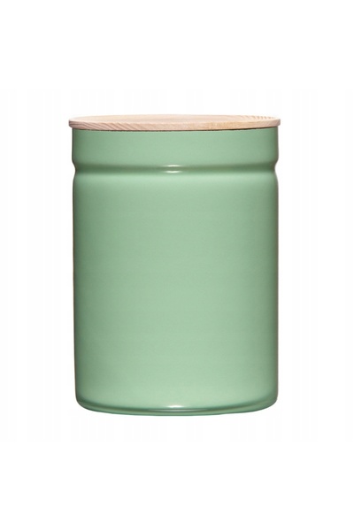 Riess Recipient de bucătărie cu capac de lemn 2,2l verde slow green
