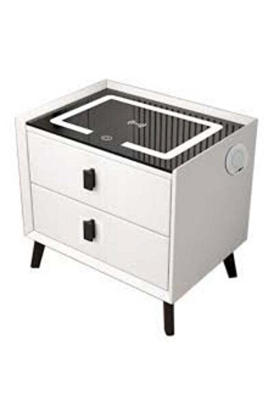 Generic Bed End Table, Bedside Cabinet, Smart Nightstand, Side Table Desk, Be...
