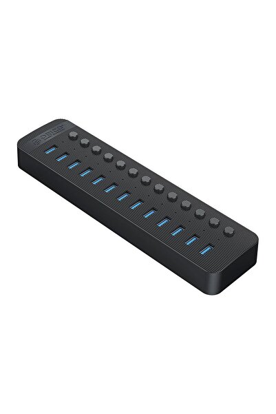 Orico CT2U3-13AB Hub USB 3.0 cu 13 porturi, cu întrerupătoare individuale, 5G...