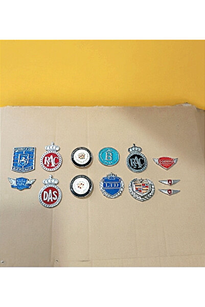lina oto aksesuar 13 Pieces of Metal with Emblem Tape for Campaign Use