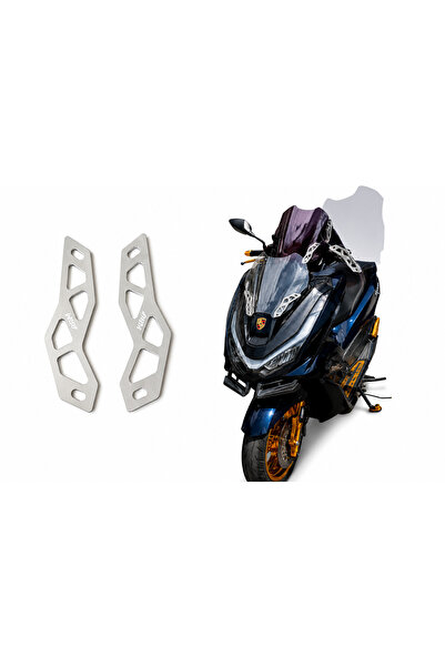 Honda pcx cnc alüminyum ön cam siperlik çitası braketi ön cam siperlik demiri...