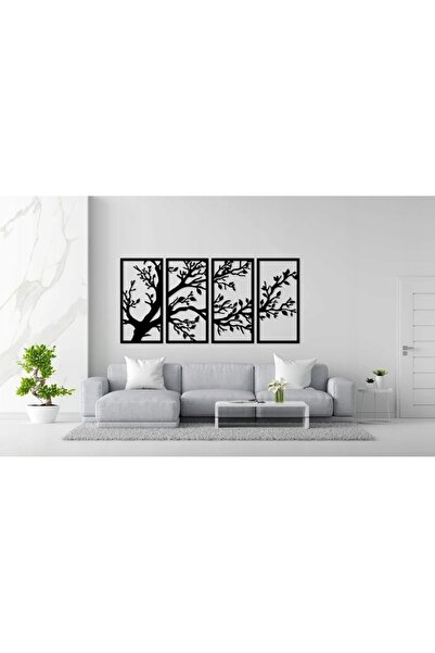 NO BRAND Operă de artă ajurată, decorațiune de perete 3D, ramuri copacul vieț...