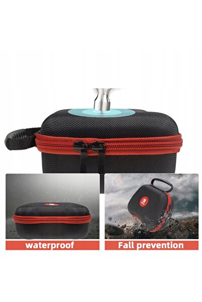 NO BRAND Husă de protecție EVA originală pentru controler PRO SWITCH Negru-Roșu